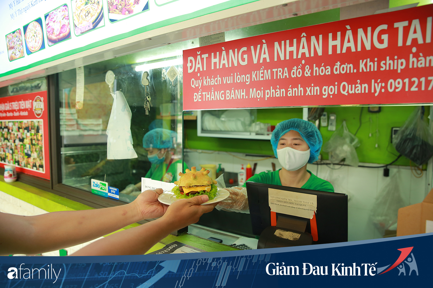 Chuyện lạ có thật ở Hà Nội: Cửa hàng làm bánh burger... corona nhằm truyền cảm hứng chống dịch - Ảnh 9.