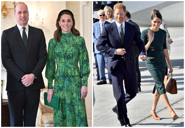 Cùng đặt chân đến Ireland, Công nương Kate và em dâu Meghan khác nhau một trời một vực: Người đẳng cấp quý phái, người kém sang hơn hẳn - Ảnh 8.