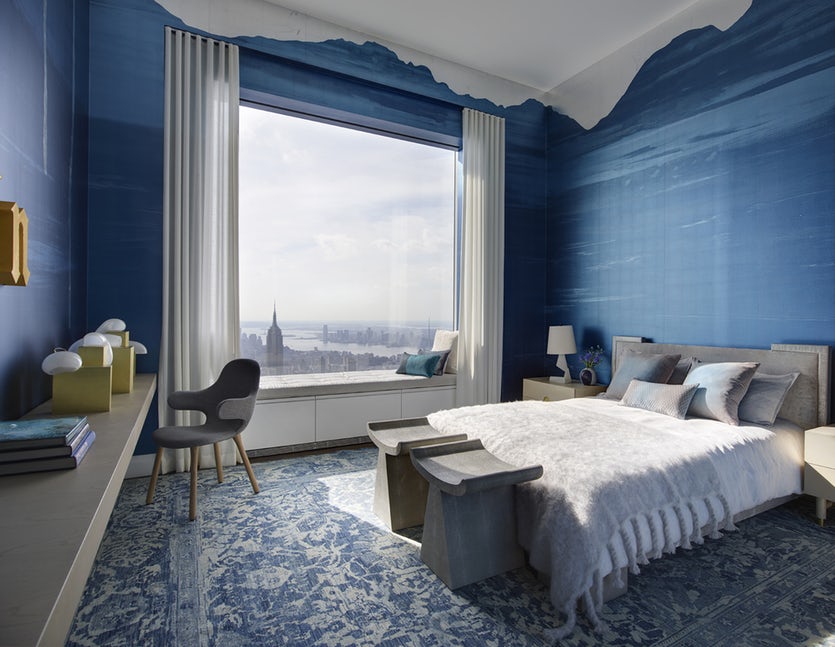 Sức lôi cuốn khó lòng chối từ những căn phòng ngủ mang sắc xanh biển cả - Ảnh 19.