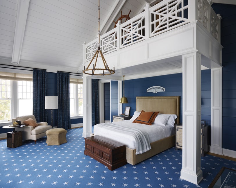 Sức lôi cuốn khó lòng chối từ những căn phòng ngủ mang sắc xanh biển cả - Ảnh 3.