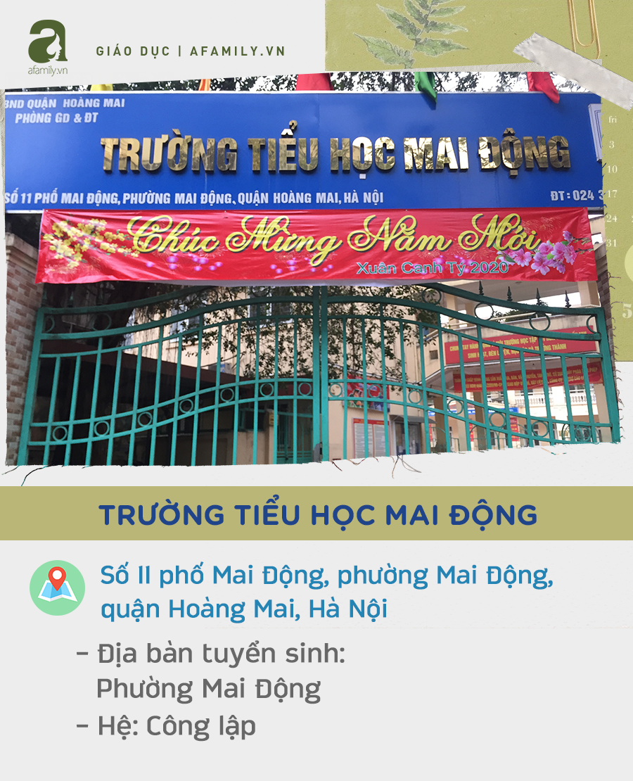 Danh sách các trường tiểu học ở quận Hoàng Mai: - Ảnh 6.