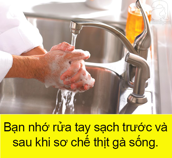 5 sai lầm trong chế biến thịt gà sống vừa bực lại còn rước bệnh vào thân - Ảnh 5.