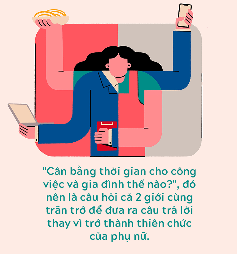 8/3, nghĩ về tiêu chuẩn kép “giỏi việc nước, đảm việc nhà” của phụ nữ Việt - Ảnh 6.