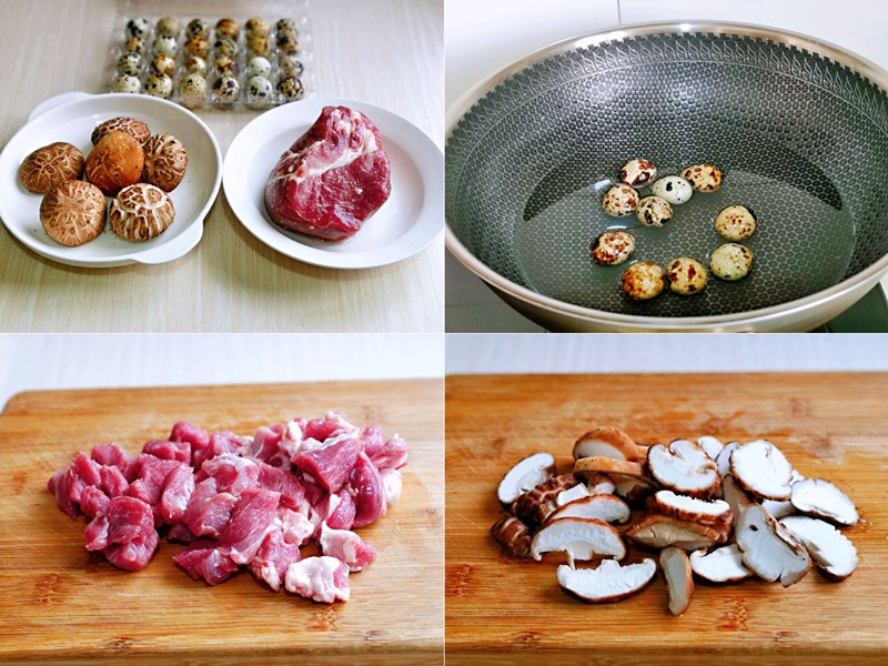 Thịt kho nấm trứng cút mềm ngon tuyệt đối - Ảnh 1. Thịt kho nấm trứng cút mềm ngon tuyệt đối - Ảnh 1.