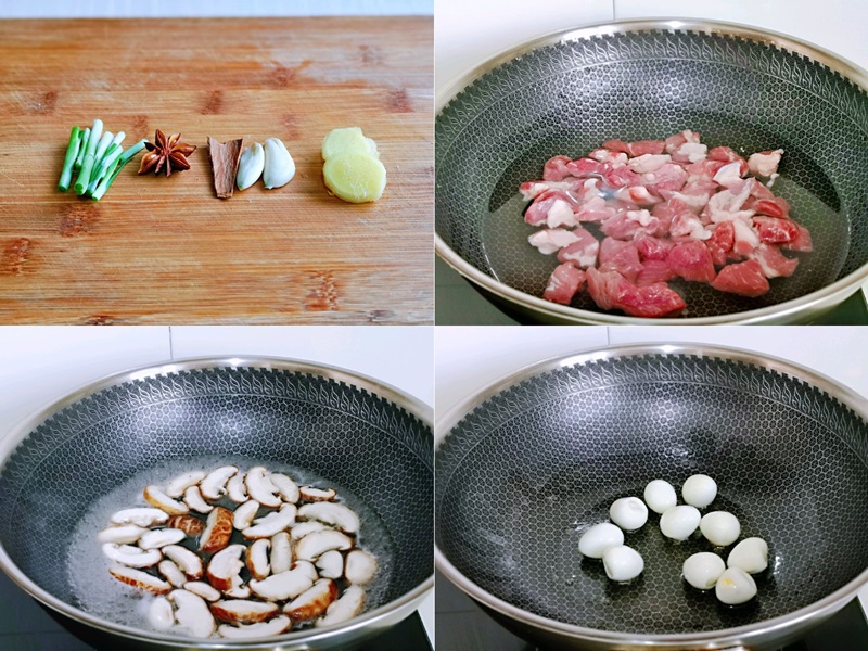 Thịt kho nấm trứng cút mềm ngon tuyệt đối - Ảnh 2. Thịt kho nấm trứng cút mềm ngon tuyệt đối - Ảnh 2.