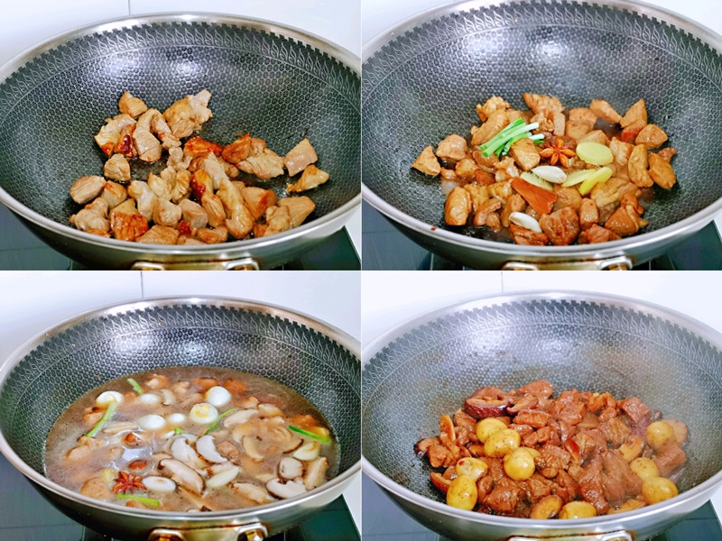 Thịt kho nấm trứng cút mềm ngon tuyệt đối - Ảnh 3. Thịt kho nấm trứng cút mềm ngon tuyệt đối - Ảnh 3.