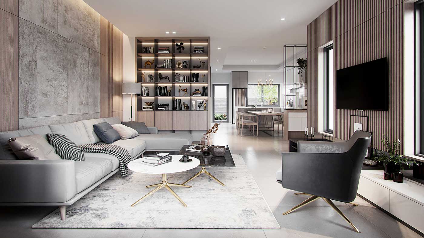 Tư vấn thiết kế nội thất căn hộ chung cư bị xuống cấp có diện tích 104m² với chi phí 210 triệu - Ảnh 9.