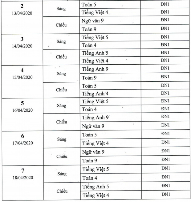 7 tỉnh thành thông báo lịch học qua truyền hình của học sinh từ ngày 13/4 đến ngày 18/4 - Ảnh 10. 7 tỉnh thành thông báo lịch học qua truyền hình của học sinh từ ngày 13/4 đến ngày 18/4 - Ảnh 10.