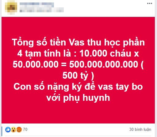 Từ bức xúc vì Trường Quốc tế thu học phí cả trăm triệu dù tiền trước đó chưa dùng đến, phụ huynh làm các phép tính rồi giật mình với &quot;những con số biết nói&quot; - Ảnh 1.