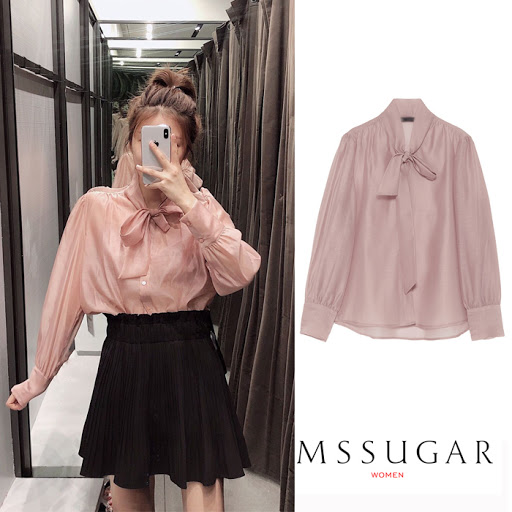 6 cách diện áo blouse thắt nơ giúp nàng công sở khỏi lo &quot;ngày mai mặc gì&quot; - Ảnh 2.