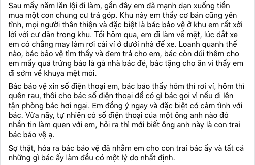 Bác bảo vệ trả lại ví đánh rơi còn dúi trứng gà cho cô gái trẻ, nhưng bí mật sau đó mới thật bất ngờ - Ảnh 1.