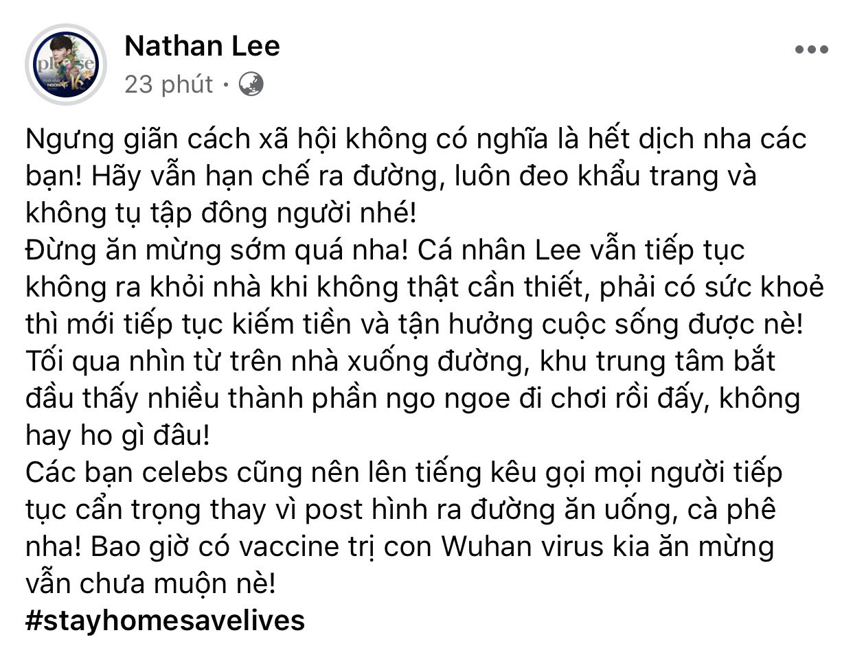 Sao Việt trong ngày đầu nới lỏng cách ly xã hội: Vũ Khắc Tiệp hào hứng ra đường, Bảo Hân bị nhắc nhở chuyện đeo khẩu trang - Ảnh 8.