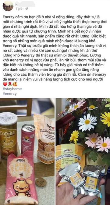 6500 món quà “Enerzy cảm ơn bạn đã ở nhà vì cộng đồng lan tỏa niềm vui giữa mùa dịch - Ảnh 2.