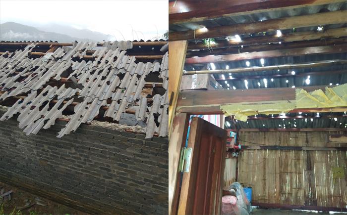 Mưa đá xuyên thủng hơn 2.000 mái nhà, dân Lai Châu lâm cảnh màn trời chiếu đất - Ảnh 4.
