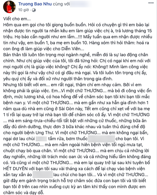 Nghẹn ngào câu chuyện vú nuôi Lavie, người phải chịu những lời đay nghiến nhưng vẫn tự tay chăm sóc Mai Phương những ngày cuối đời, đến Ốc Thanh Vân còn phải thốt ra câu này - Ảnh 1.