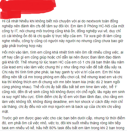 Chơi với team khác mà &quot;sếp bà&quot; không thích, nàng công sở bị &quot;củ hành&quot; suốt 1 năm trời đến mức rối loạn tâm lý - Ảnh 4.