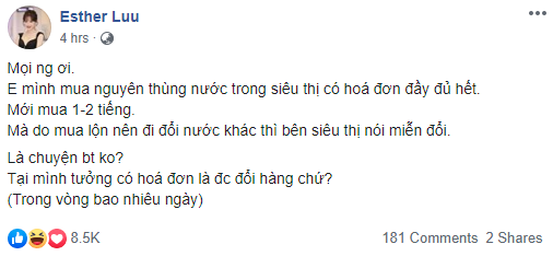 Hari Won gây tranh cãi với chia sẻ về việc mua nhầm hàng trong siêu thị muốn đổi lại nhưng không được - Ảnh 1.