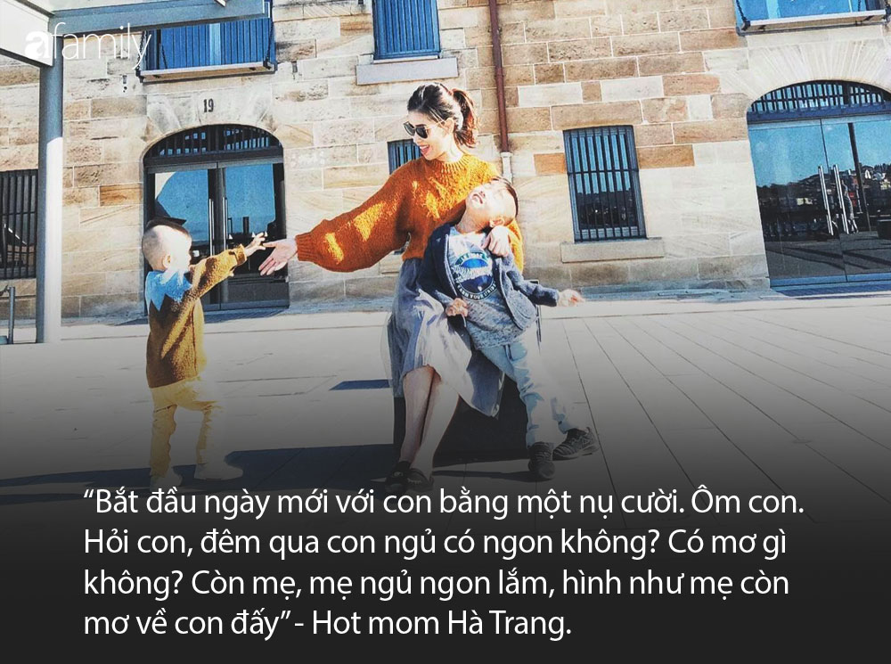 Hot mom Hà Trang: &quot;Trò chuyện với con thế nào cũng là một nghệ thuật, hôm nay bạn đã hỏi con những gì?&quot; - Ảnh 1.