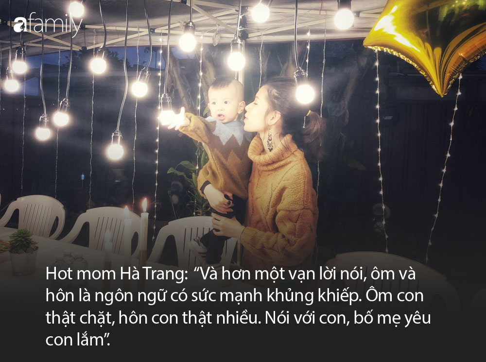 Hot mom Hà Trang: &quot;Trò chuyện với con thế nào cũng là một nghệ thuật, hôm nay bạn đã hỏi con những gì?&quot; - Ảnh 2.