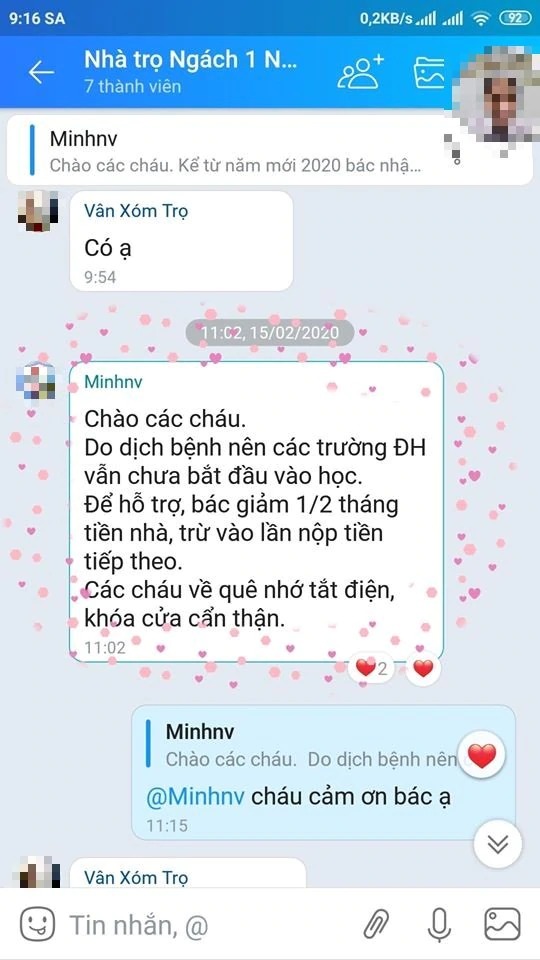 Cô chủ nhà trọ giảm giá 1 triệu/phòng mùa dịch Covid-19 khiến dân mạng thả tim rần rần - Ảnh 6.