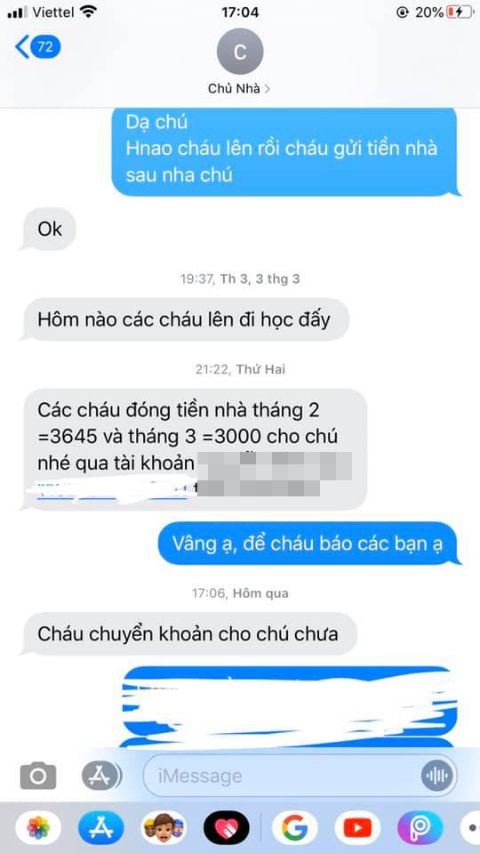 Bi hài chuyện thuê nhà mùa dịch: Nhiều nơi miễn giảm tiền trọ, có người bức xúc bị bắt đóng cả tiền điện nước dù không ở một ngày - Ảnh 6.