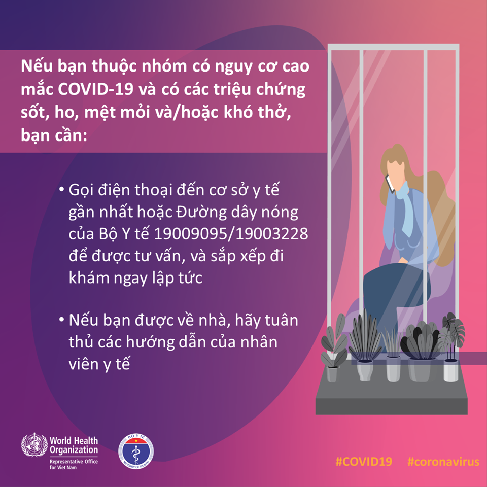 Bộ Y tế và WHO khuyến cáo những việc quan trọng cần phải thực hiện ngay nếu bạn thuộc nhóm nguy cơ cao nhiễm COVID-19 - Ảnh 5.