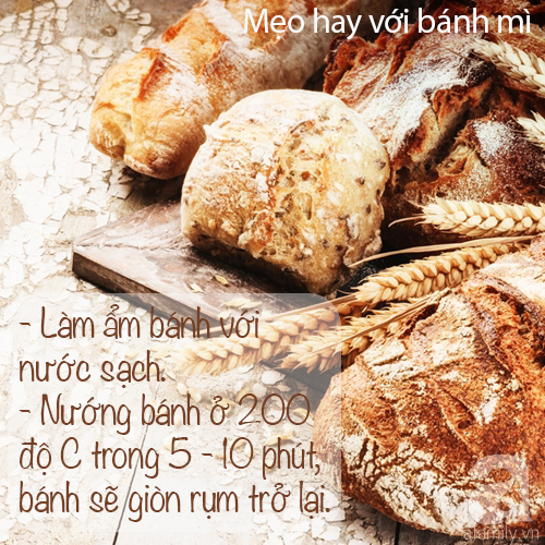 3 mẹo vặt &quot;tái sinh&quot; ổ bánh mì ỉu thành nóng giòn như mới ra lò - Ảnh 1.