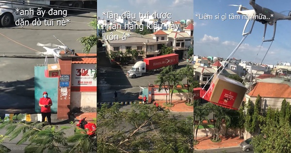 Giao hàng thời Covid-19, shipper đầu tư hẳn flycam đắt đỏ nhưng gây cười nhất lại là lời nhắn ngọt ngào từ khách nữ - Ảnh 2.