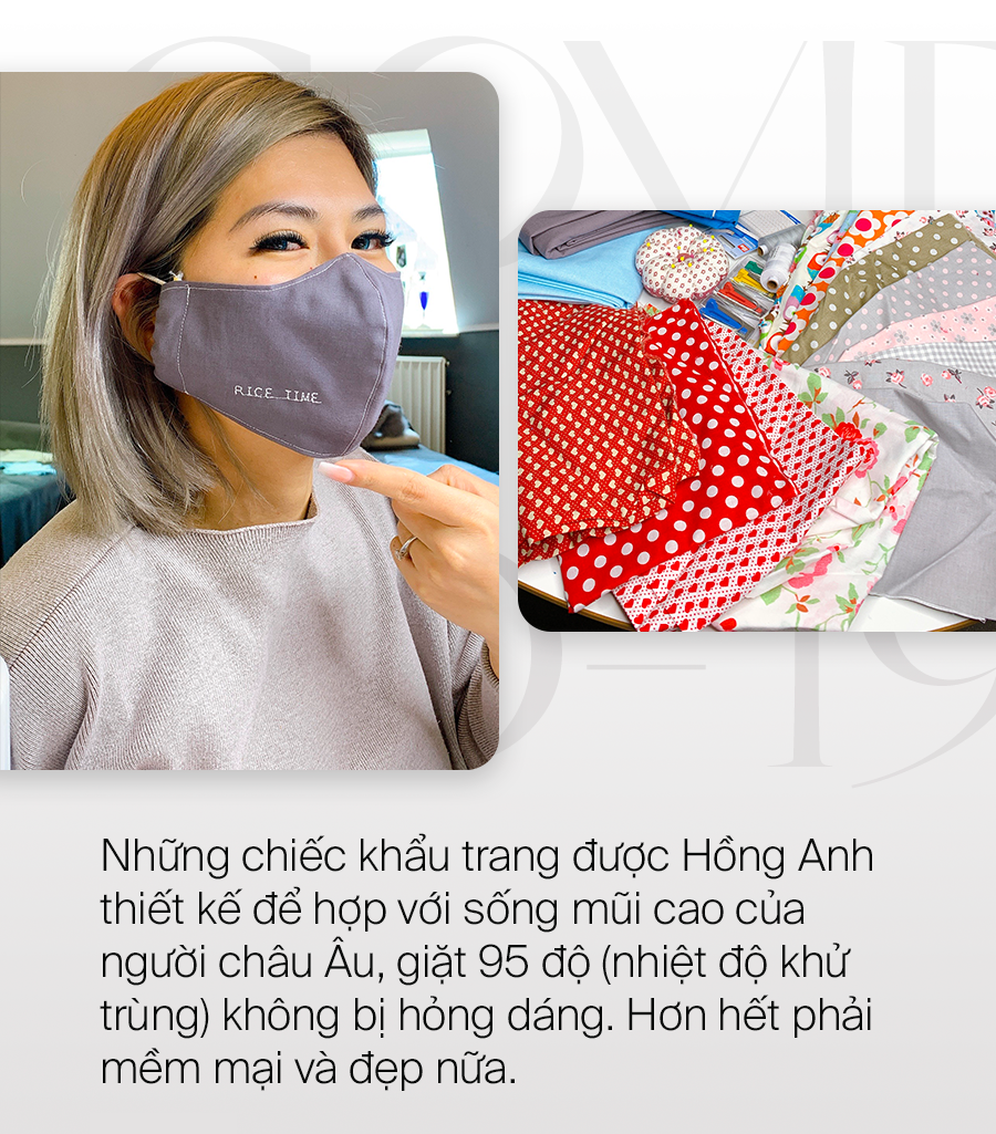 Bị đóng cửa vì Covid-19, chủ tiệm nail người Việt dành 12 tiếng mỗi ngày may khẩu trang tặng y bác sĩ và viện dưỡng lão tại Đức - Ảnh 3.