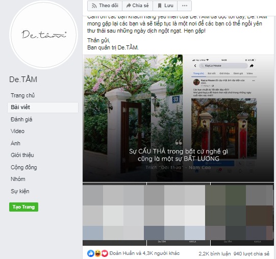 Quán cà phê nổi tiếng Hà Nội tố một quán khác đạo ý tưởng từ thiết kế đến nội dung Fanpage - Ảnh 1. Quán cà phê nổi tiếng Hà Nội tố một quán khác đạo ý tưởng từ thiết kế đến nội dung Fanpage - Ảnh 1.