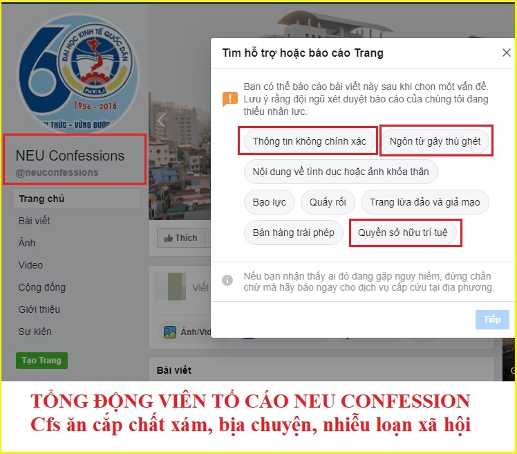 NEU Confessions - Fanpage 3 triệu like đ&igrave;nh đ&aacute;m của giới trẻ bị k&ecirc;u gọi report v&igrave; "ăn cắp b&agrave;i, dối tr&aacute;, ti&ecirc;u cực, gian tr&aacute;" - Ảnh 2.