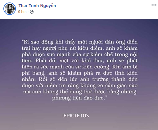 Động thái bất ngờ của Thái Trinh giữa lúc Quang Đăng bị đồn  &quot;qua lại&quot; với HLV fitness Hana Giang Anh - Ảnh 2.