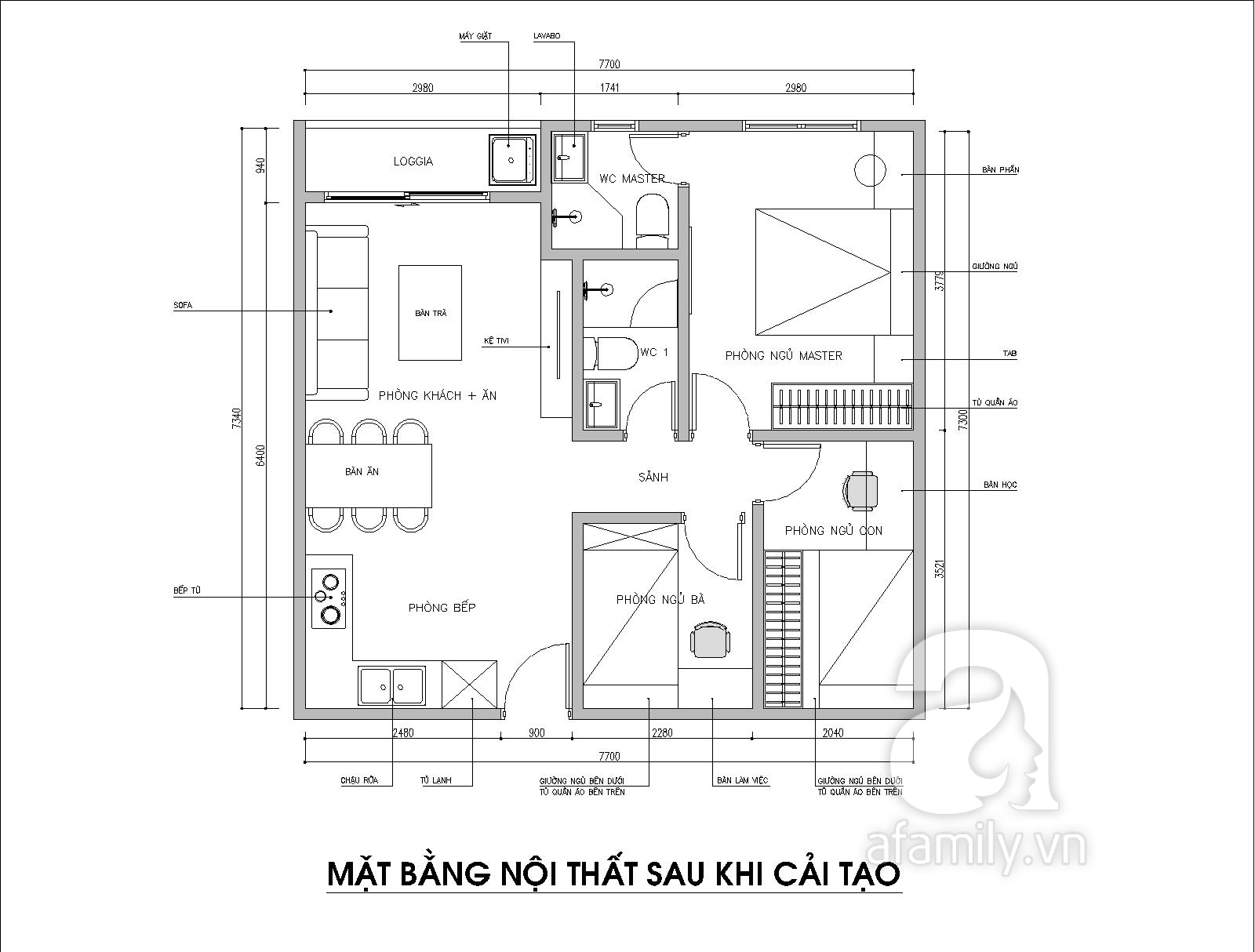 Kiến trúc sư tư vấn thiết kế cho phòng ngủ căn hộ 54m² với chi phí 15 triệu - Ảnh 3.