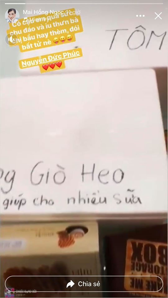 Đức Phúc gửi cả &quot;núi quà&quot; bồi bổ Đông Nhi mang thai nhưng gây chú ý nhất là lời nhắn đến em bé - Ảnh 3.