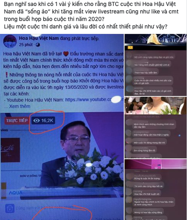 Ban tổ chức Hoa hậu Việt Nam 2020 phản ứng trước nghi vấn &quot;hack view&quot; livestream họp báo như thế nào? - Ảnh 3.