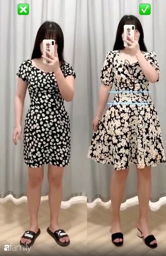 Bắp tay to lại còn chẳng có eo, cô nàng này nhìn vẫn nuột nà nhờ chọn đúng dáng váy - Ảnh 2. Bắp tay to lại còn chẳng có eo, cô nàng này nhìn vẫn nuột nà nhờ chọn đúng dáng váy - Ảnh 2.