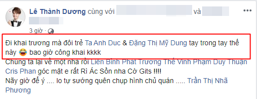 Anh Đức nắm tay Midu tình tứ khi chụp ảnh cùng hội bạn thân, Ngô Kiến Huy liền ẩn ý: &quot;Bao giờ công khai?&quot; - Ảnh 3.