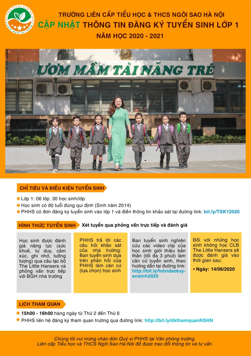 Lưu ý: Thông tin tuyển sinh năm học 2020-2021 của các trường tiểu học tư thục ở Hà Nội, bố mẹ nắm rõ để đăng ký cho con - Ảnh 3.