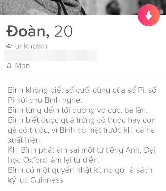 Quả không hổ danh ứng dụng hẹn hò hot nhất thị trường, Tinder có những tài khoản chỉ cần nhìn bio thôi cũng thấy “đứng hình” vì thú vị - Ảnh 5.