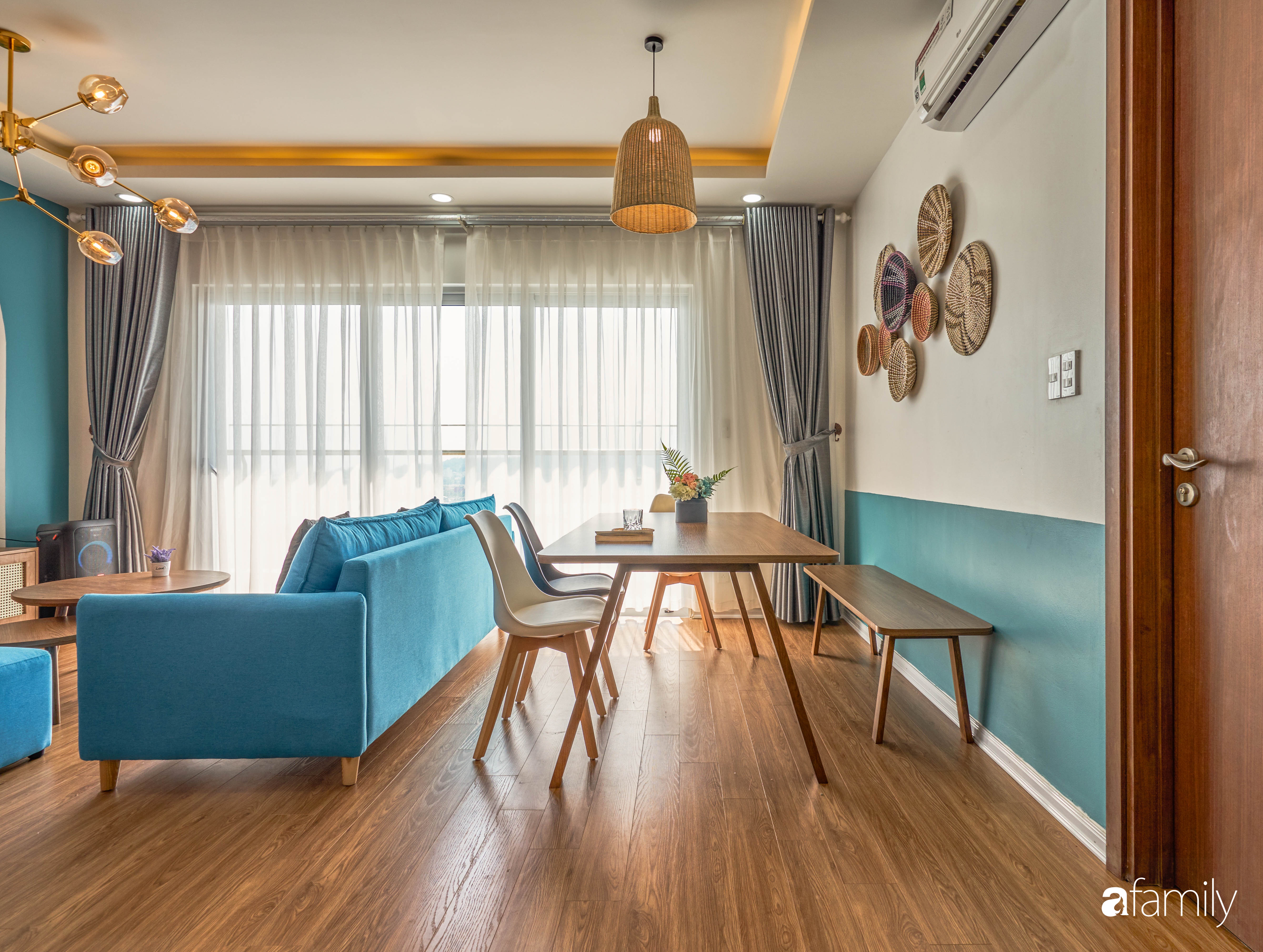 Căn hộ colour block view biển với điểm nhấn đồng điệu và tinh tế có chi phí hoàn thiện 330 triệu đồng ở Hạ Long - Ảnh 5.