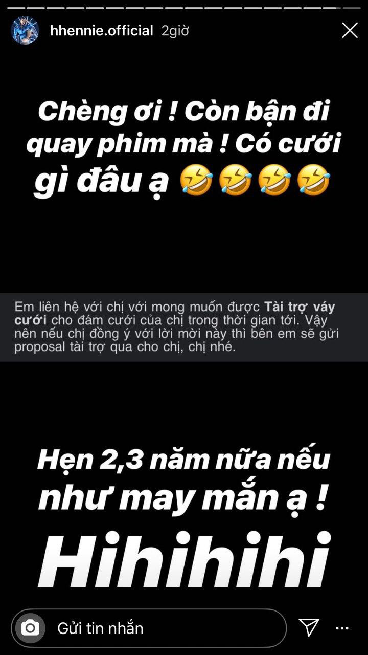 Có người tài trợ váy cưới, HHen Niê liền tỏ rõ thái độ từ chối rồi vô tình tiết lộ kế hoạch theo chàng về dinh - Ảnh 2.