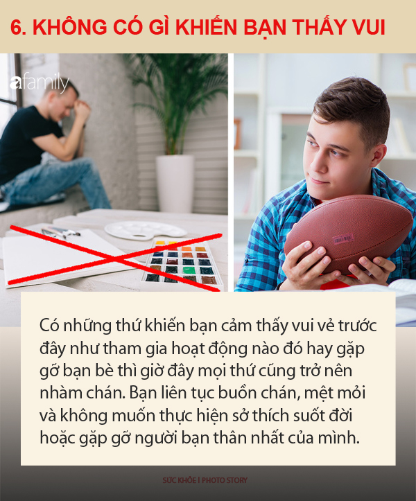 8 dấu hiệu tiết lộ bạn đang bị trầm cảm mà không hề nhận ra - Ảnh 6.