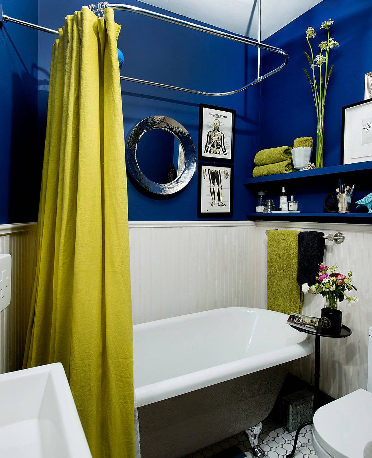 Decor phòng tắm mùa hè &quot;mát lịm&quot; với tông màu trắng - xanh - Ảnh 10.
