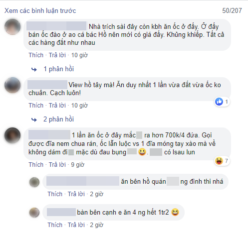 Cô gái đăng ảnh một bàn ốc ở hồ Tây cho chị em đoán giá, không ngờ ai cũng đoán lệch, hóa đơn thật khiến mọi người 