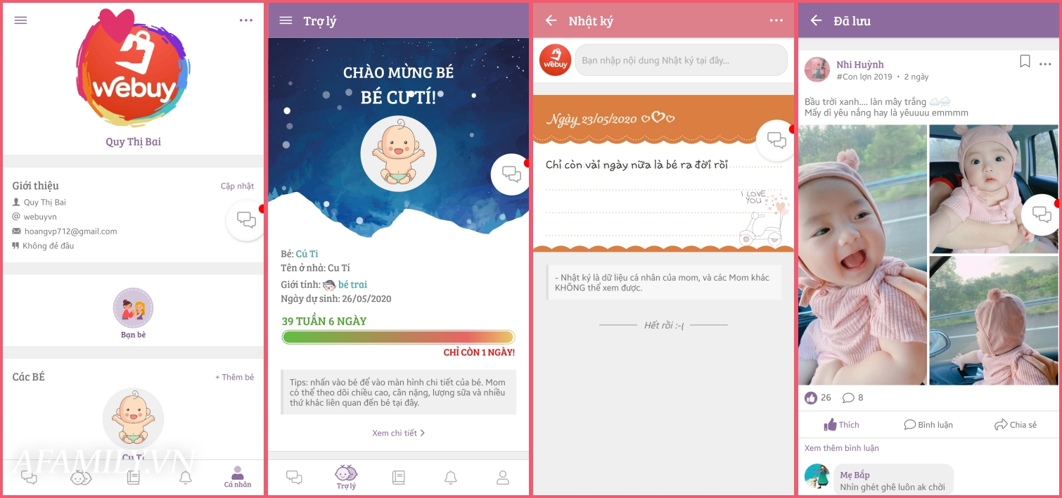 Ứng dụng B&eacute; của Mẹ: Phi&ecirc;n bản Facebook, Zalo  của hội "bỉm sữa", kết hợp cẩm nang nu&ocirc;i dạy con từ A đến Z - Ảnh 8.