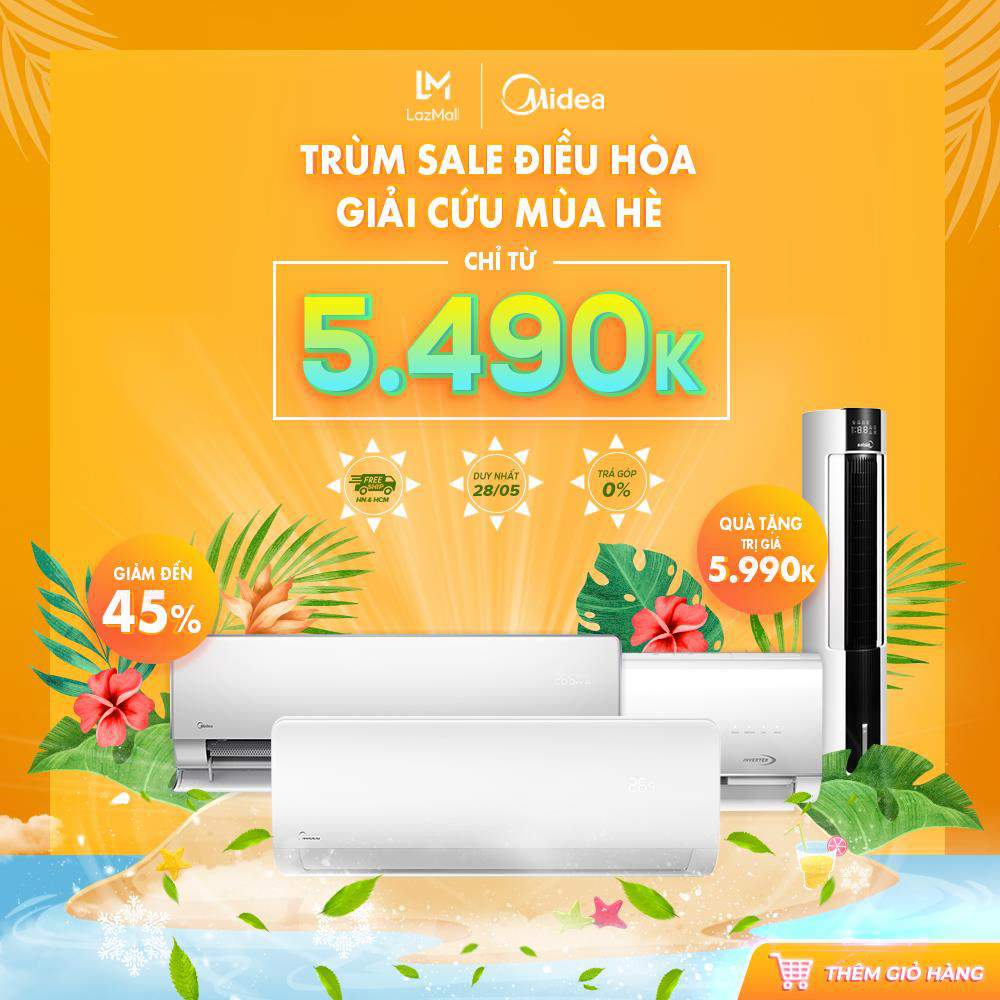 Chị em săn sale “tới bến” thiết bị làm mát Midea với khuyến mãi “hot” hơn cả mùa hè năm nay - Ảnh 1.