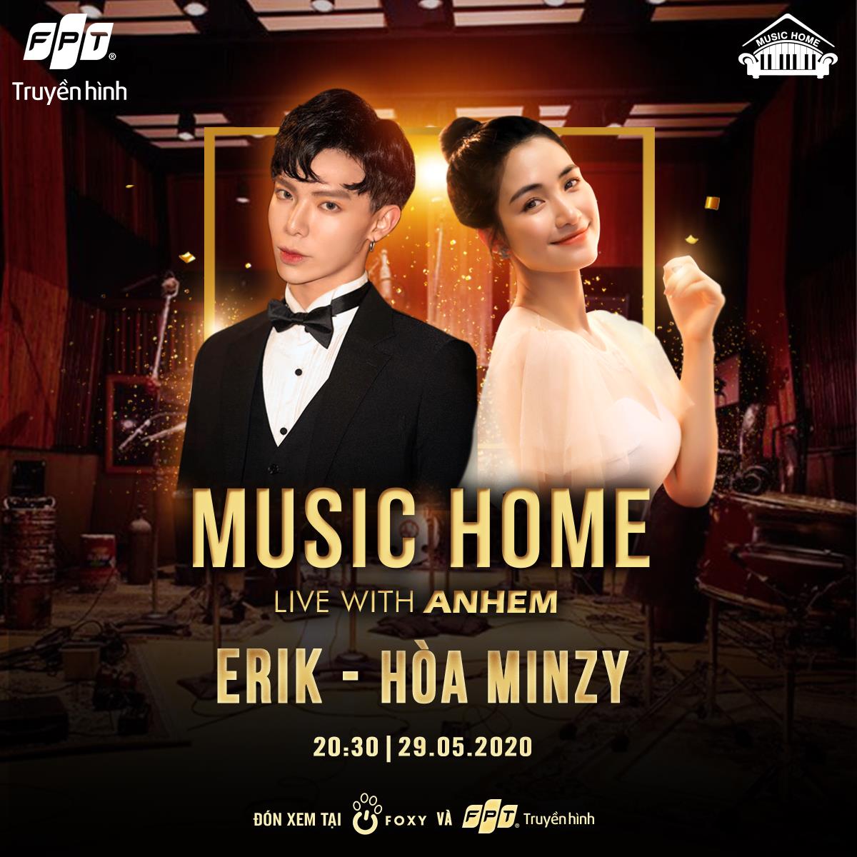 Hòa Minzy - Erik mang đến không gian âm nhạc &quot;chuẩn nhà hát&quot; tại Music Home - Ảnh 1.