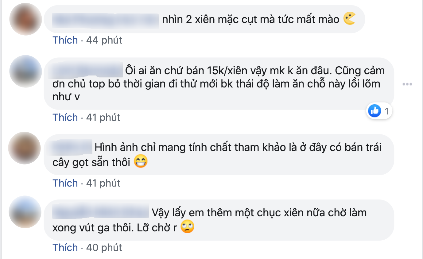 Chờ 40 phút để nhận về 2 xiên măng cụt ăn chơi chơi giá 30k, cô gái Sài Gòn tức nghẹn cổ vì thái độ nhân viên quá tệ - Ảnh 4. Chờ 40 phút để nhận về 2 xiên măng cụt ăn chơi chơi giá 30k, cô gái Sài Gòn tức nghẹn cổ vì thái độ nhân viên quá tệ - Ảnh 4.