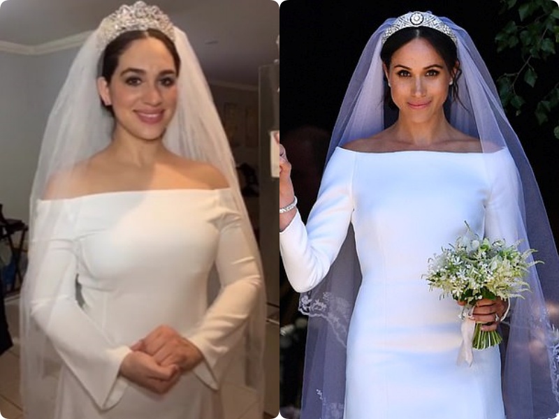 Bản sao của Meghan Markle: Nữ tiếp viên 32 tuổi &quot;đổi đời&quot; nhờ ngoại hình giống đến từng chân tơ kẽ tóc, style ăn mặc cũng y chang - Ảnh 7.