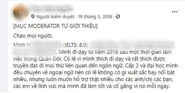 Vụ cô giáo dạy IELTS đạt trình độ 8.0 nhờ photoshop: Học viên cầu cứu, công an đã vào cuộc - Ảnh 1.